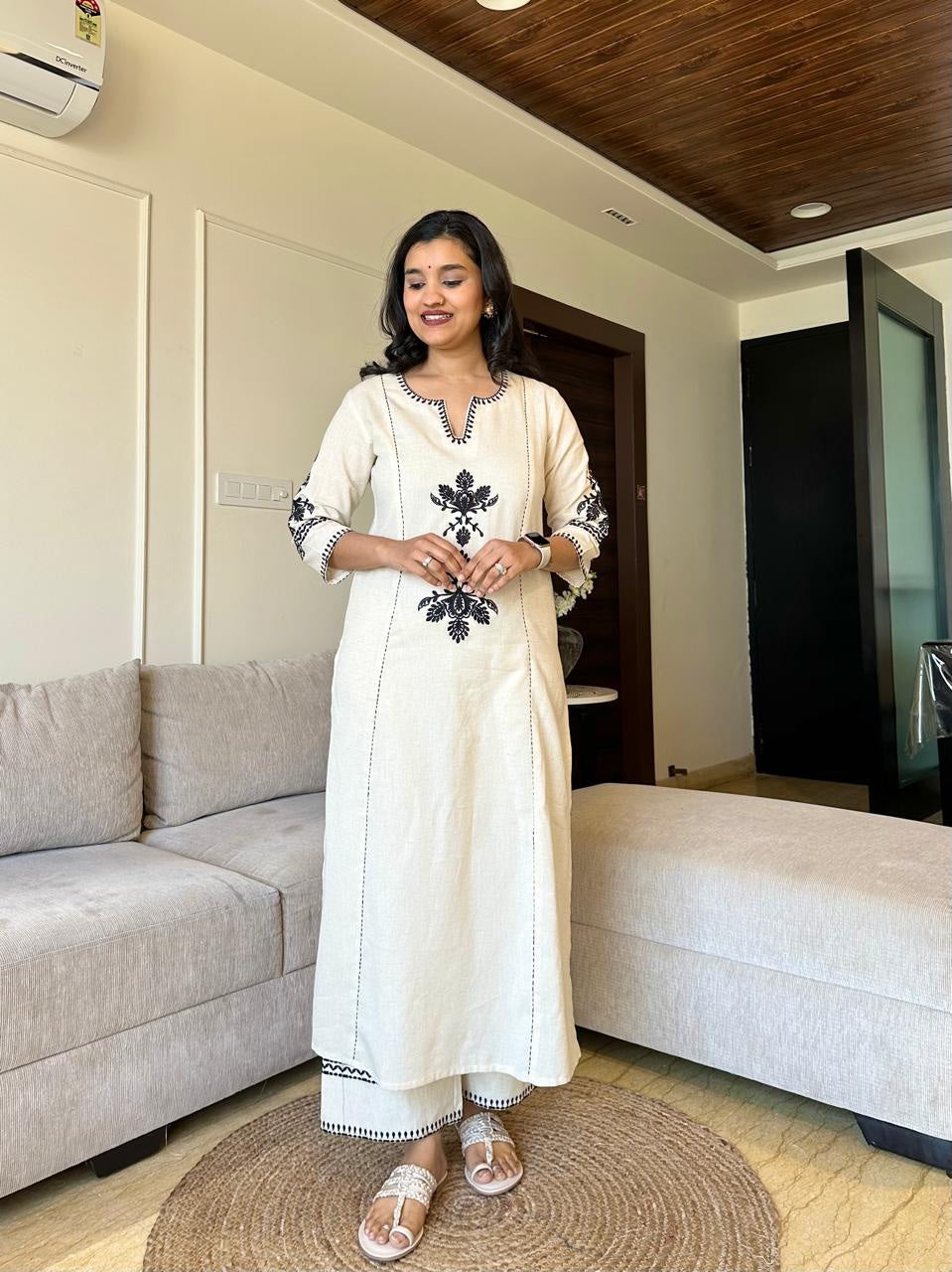 Libas Gulista Embroidered Palazzo Set